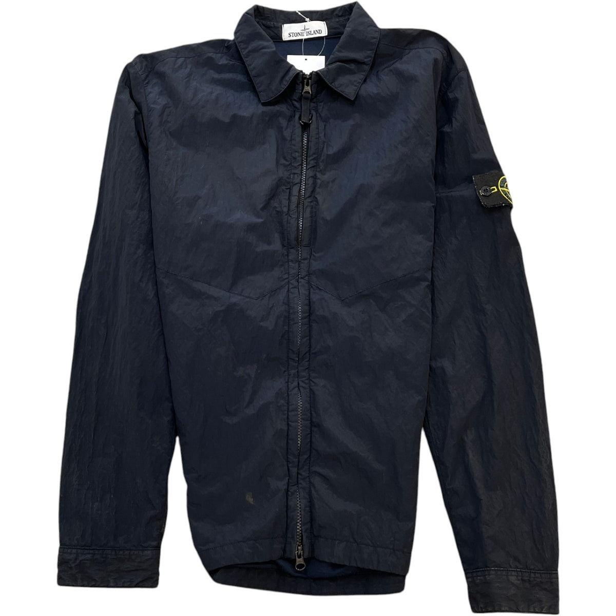 Men's Applique Logo Jacket Navy Size L - Photo 1