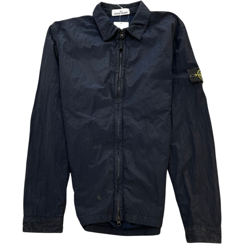 Men's Applique Logo Jacket Navy Size L