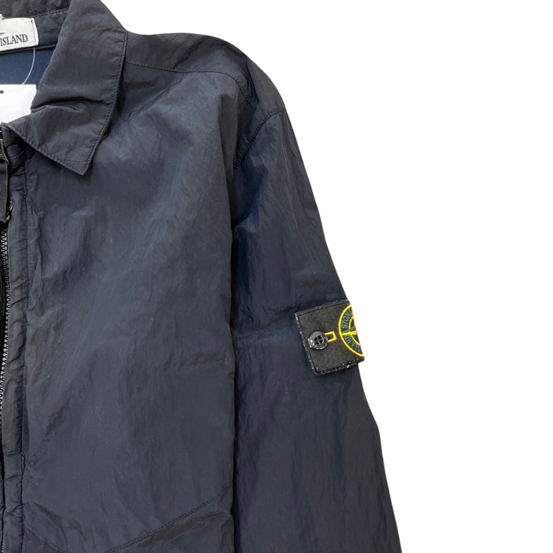 Men's Applique Logo Jacket Navy Size L