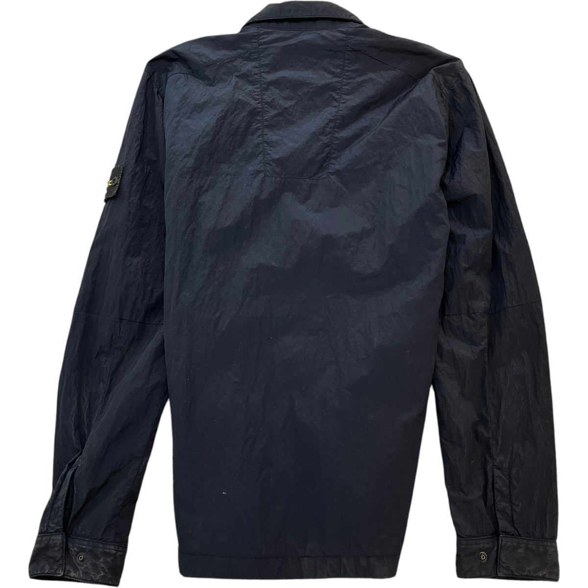 Men's Applique Logo Jacket Navy Size L - Photo 2