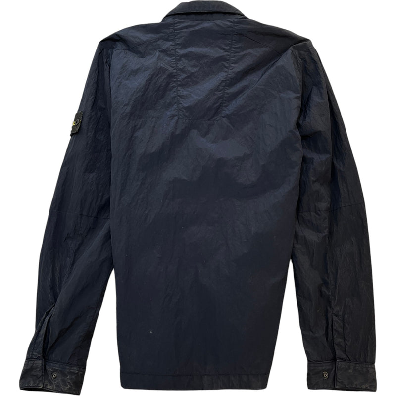 Men's Applique Logo Jacket Navy Size L