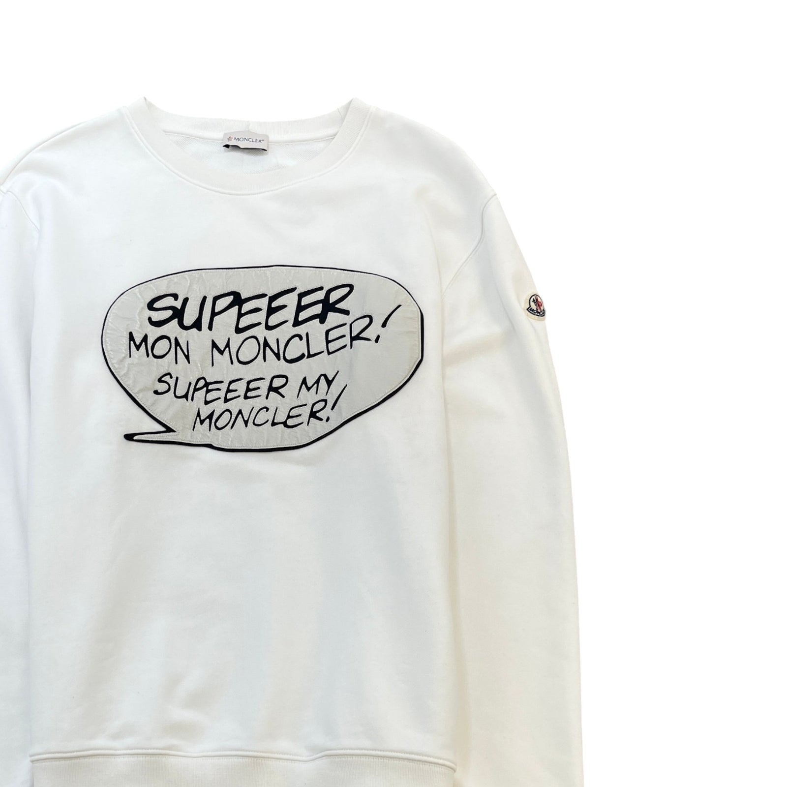 Men's Maglia Sweatshirt White Size XXL - Photo 3
