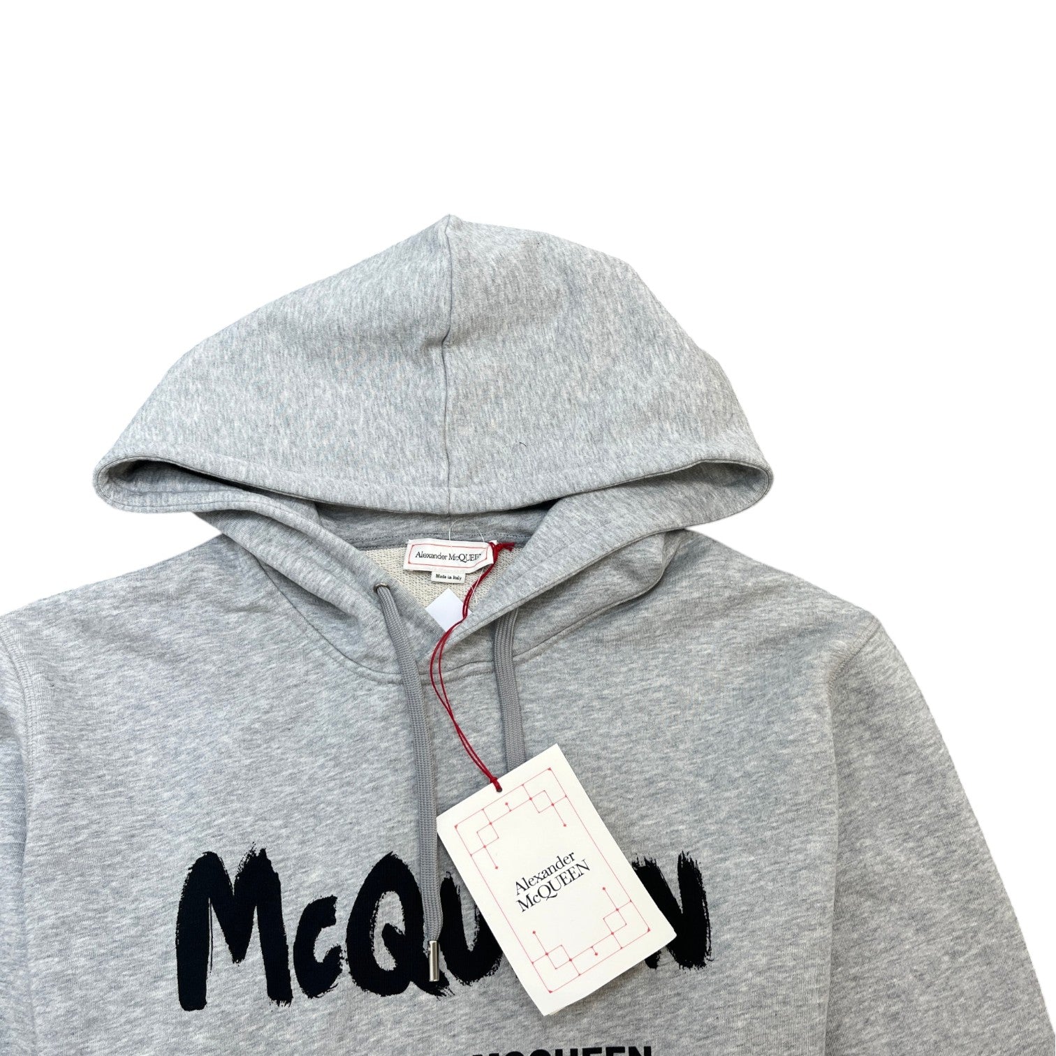 Men's Graffiti Logo Hoodie Grey Size XXXL - Photo 5