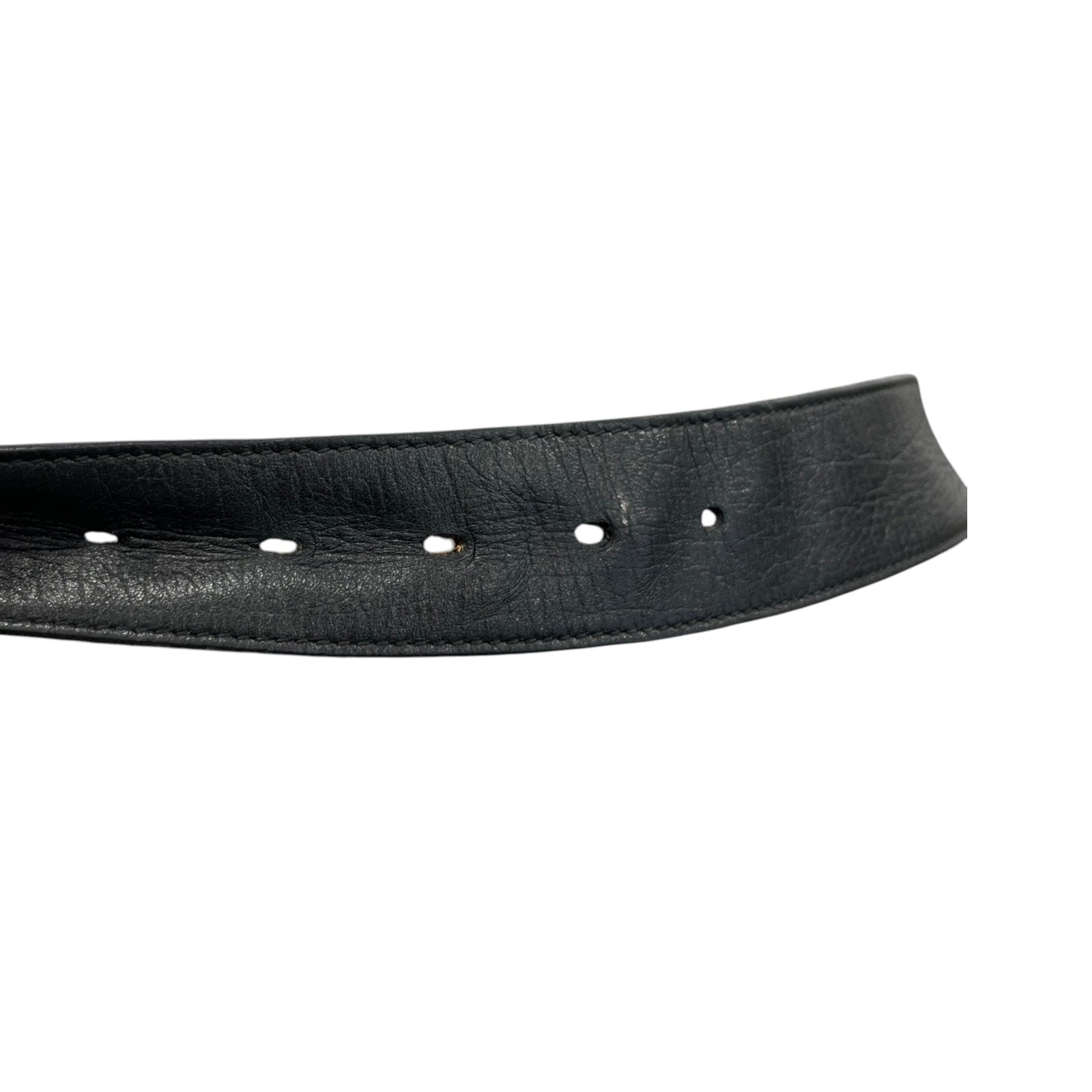 Men's Web Interlocking G Belt Black Size 34" - Photo 6