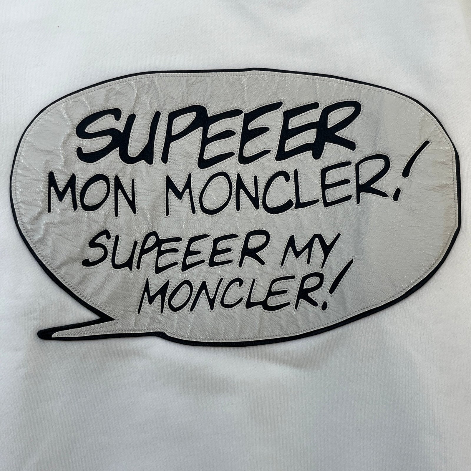 Men's Maglia Sweatshirt White Size XXL - Photo 5