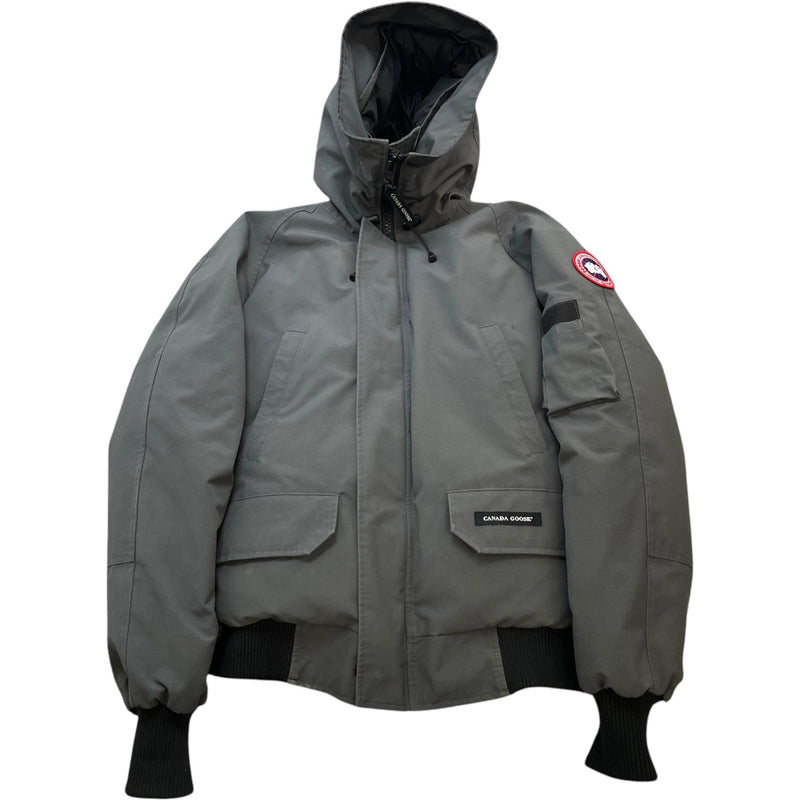Men's Chilliwack Bomber Down Jacket Grey Size S