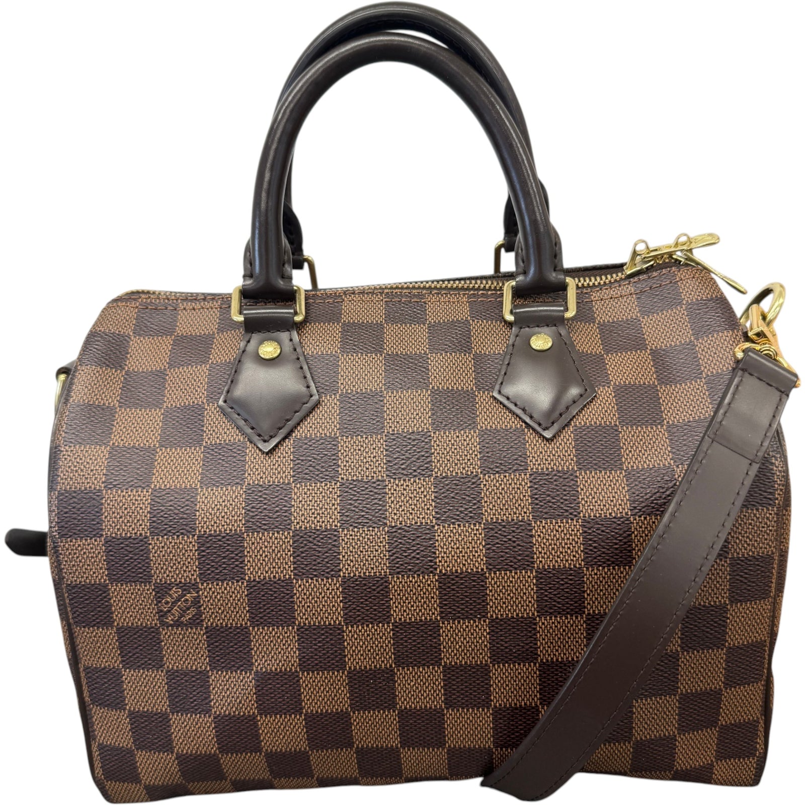 Women's Damier Ebene Speedy 25 Handbag Brown - Photo 1