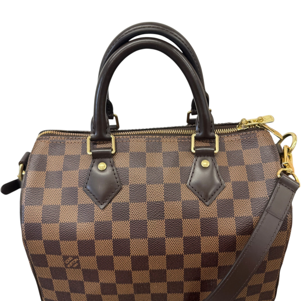 Women's Damier Ebene Speedy 25 Handbag Brown - Photo 4