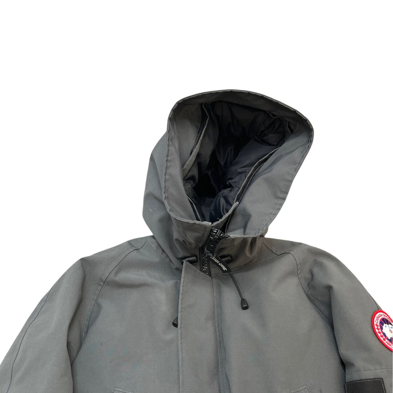 Men's Chilliwack Bomber Down Jacket Grey Size S