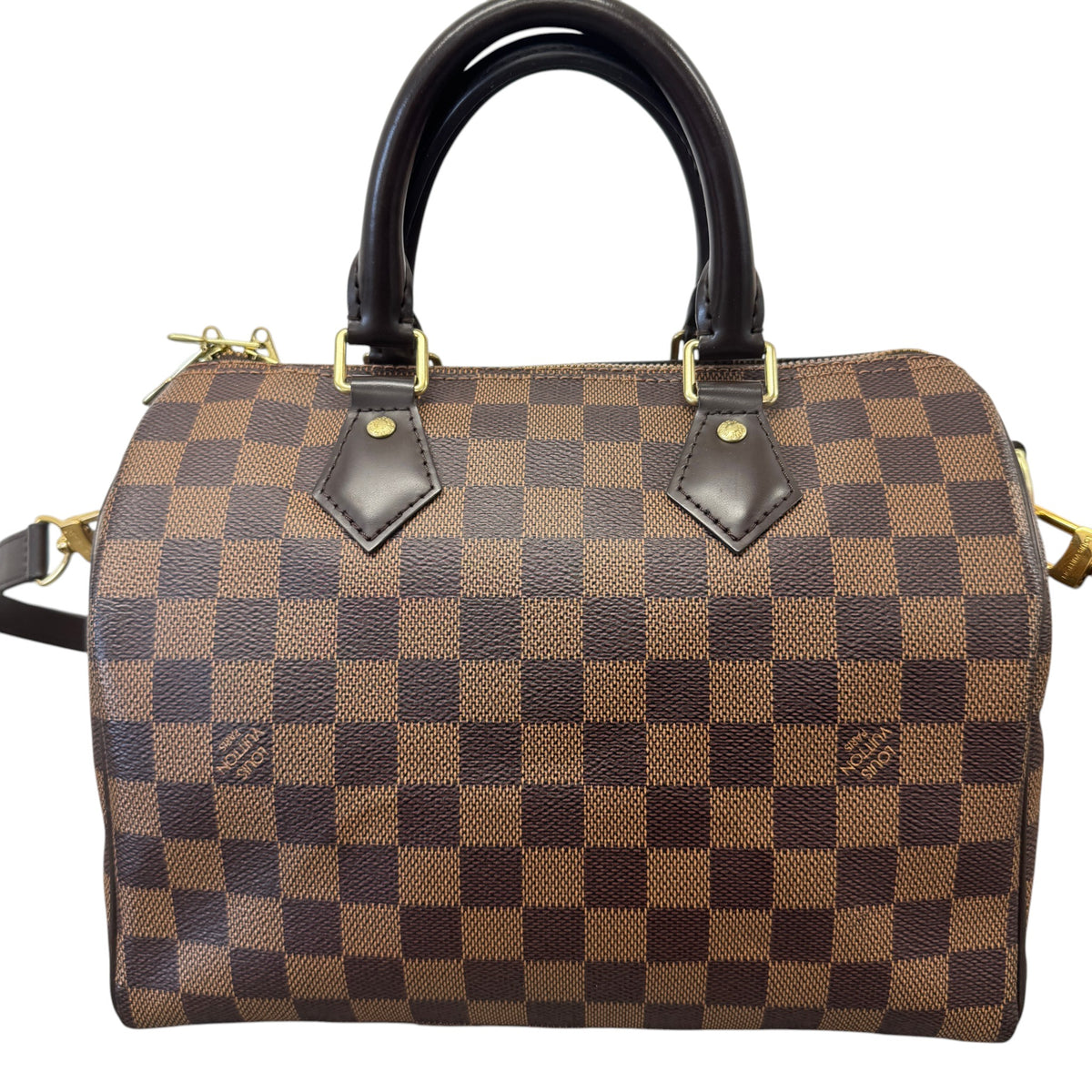 Women's Damier Ebene Speedy 25 Handbag Brown - Photo 3