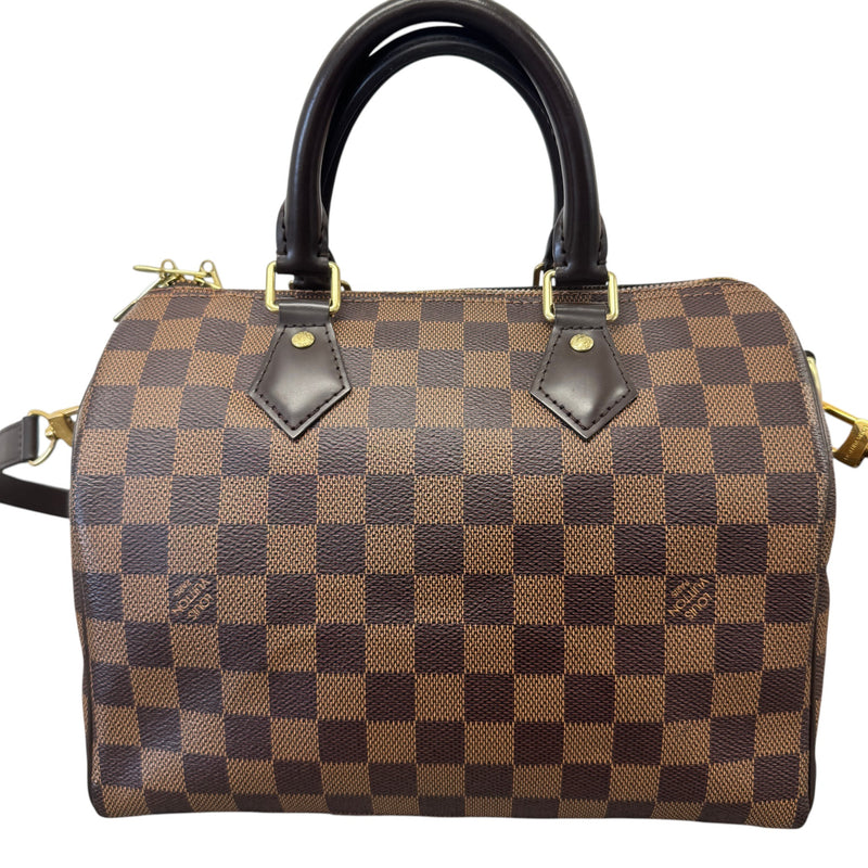 Women's Damier Ebene Speedy 25 Handbag Brown