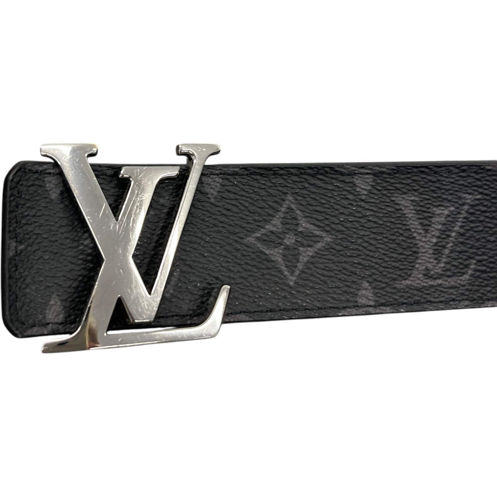 Men's Monogram Eclipse Reversible Belt Black Size 38" - Photo 3