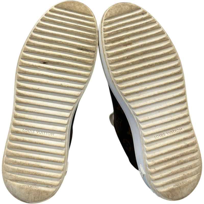 Women's Monogram Time Out Low Trainers Brown Size UK 5 / EU 38