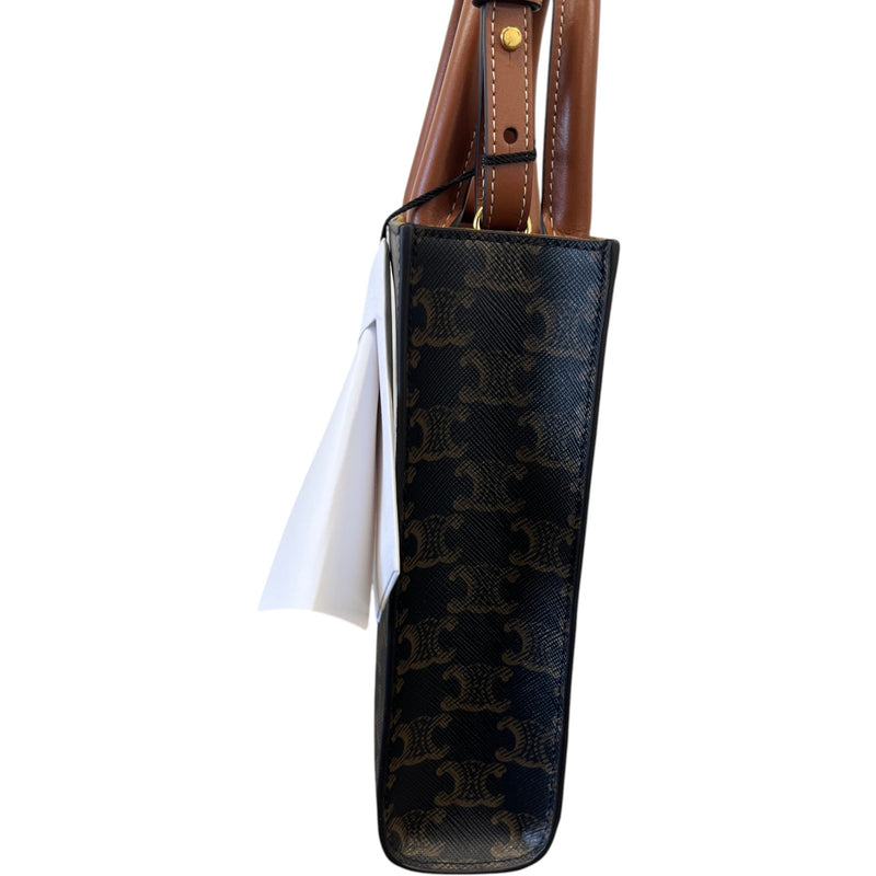Women's Mini Vertical Cabas Bag Brown