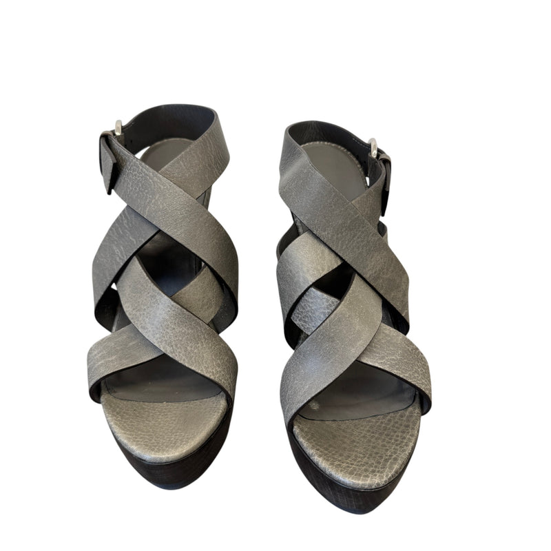 Women's Libeccio Platform Heels Grey Size EU 36 / UK 3