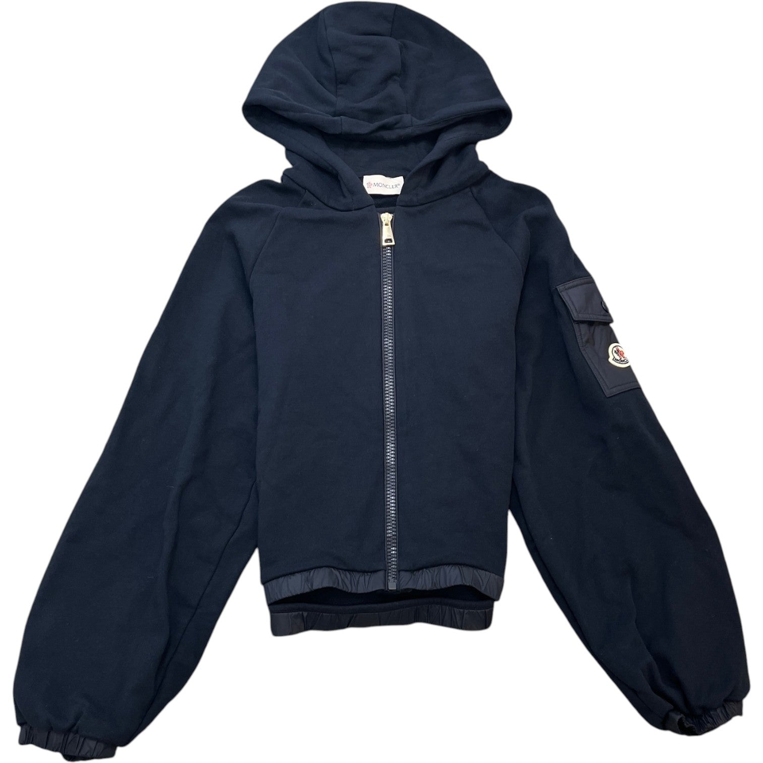 Women's Felpa Zippata Hoodie Navy Size 12Y - Photo 1