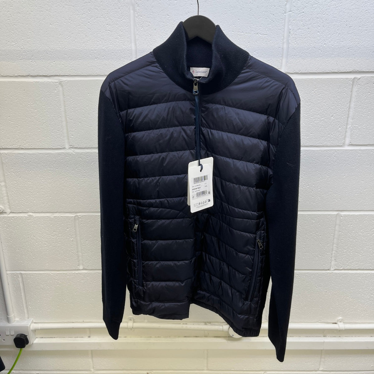 Men's Cardigan Tricot Jacket Navy Size 4 / XL - Photo 7