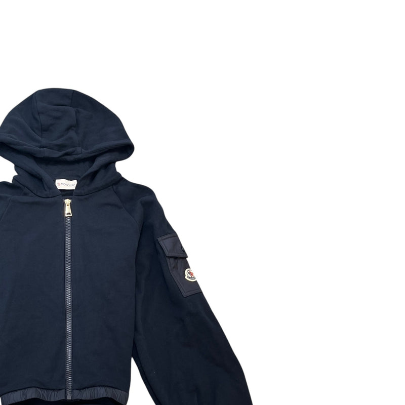 Women's Felpa Zippata Hoodie Navy Size 12Y