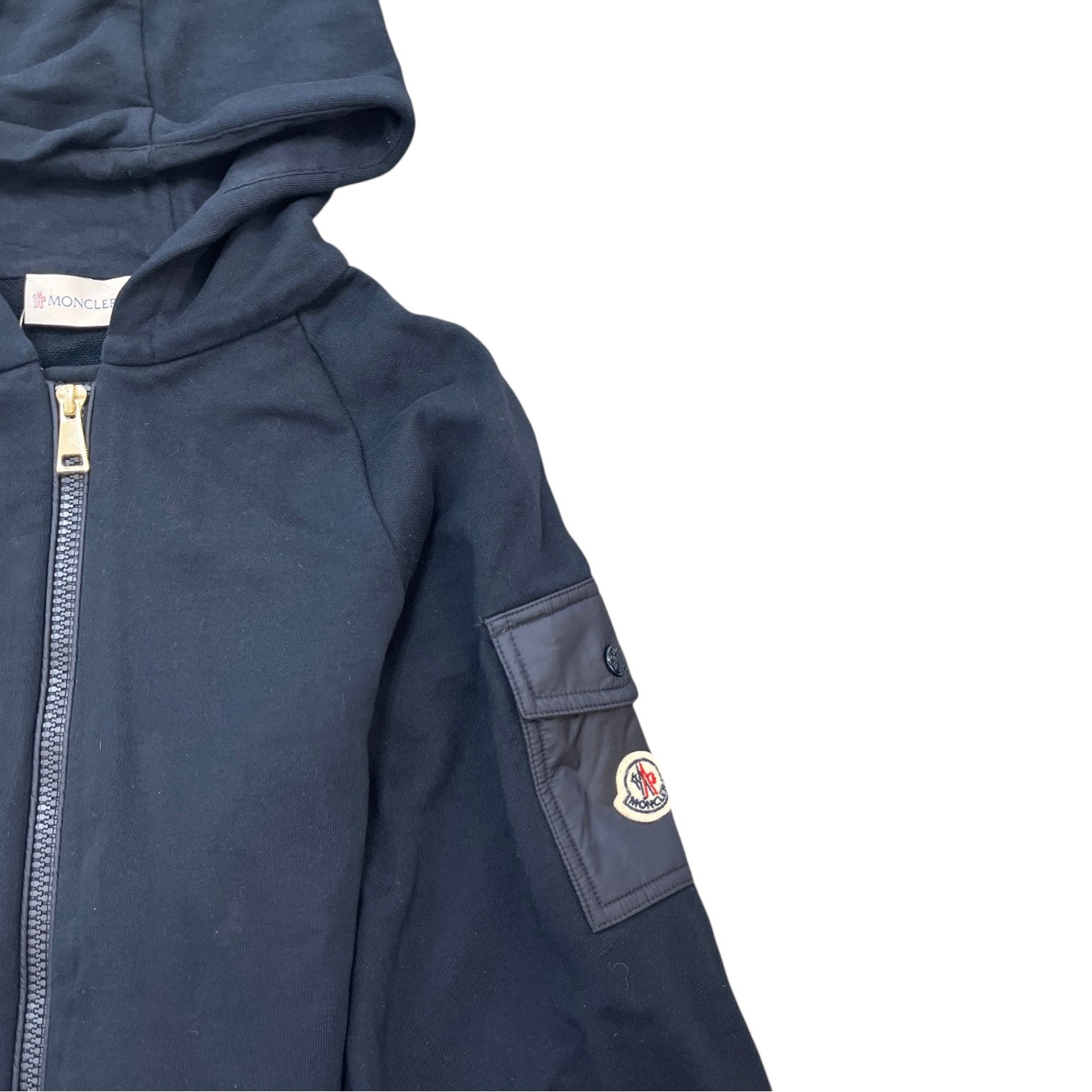 Women's Felpa Zippata Hoodie Navy Size 12Y - Photo 5