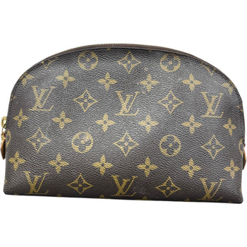 Women's Monogram Cosmetic MM Pouch Brown