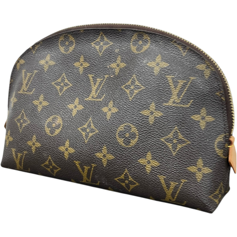 Women's Monogram Cosmetic MM Clutch Brown
