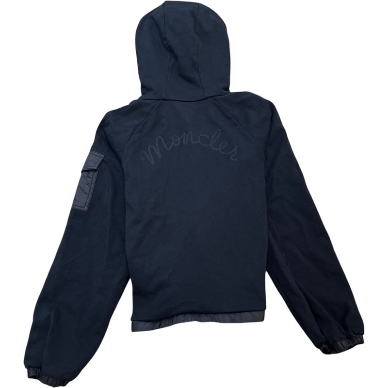 Women's Felpa Zippata Hoodie Navy Size 12Y