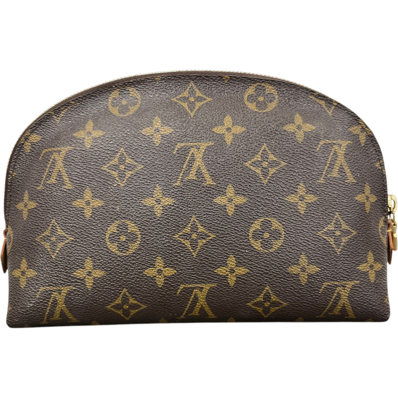Women's Monogram Cosmetic MM Clutch Brown