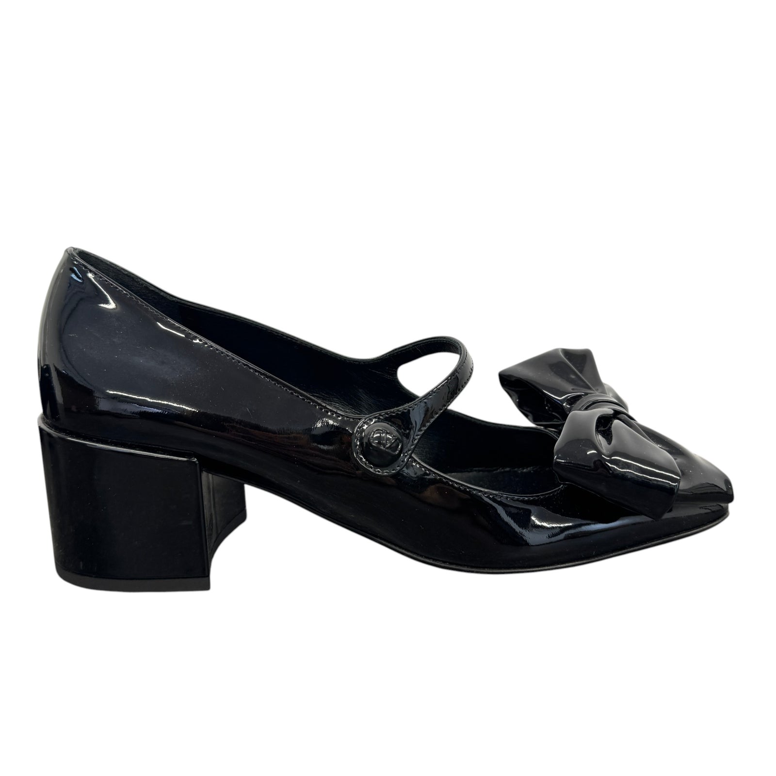 Women's Vlogo Mary Jane Pumps Mules Black Size EU 38 / UK 5 - Photo 1