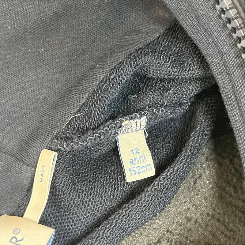 Women's Felpa Zippata Hoodie Navy Size 12Y