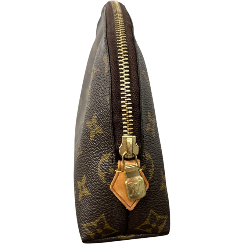 Women's Monogram Cosmetic MM Clutch Brown