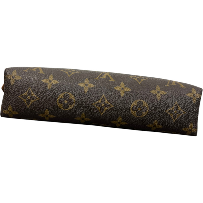Women's Monogram Cosmetic MM Clutch Brown