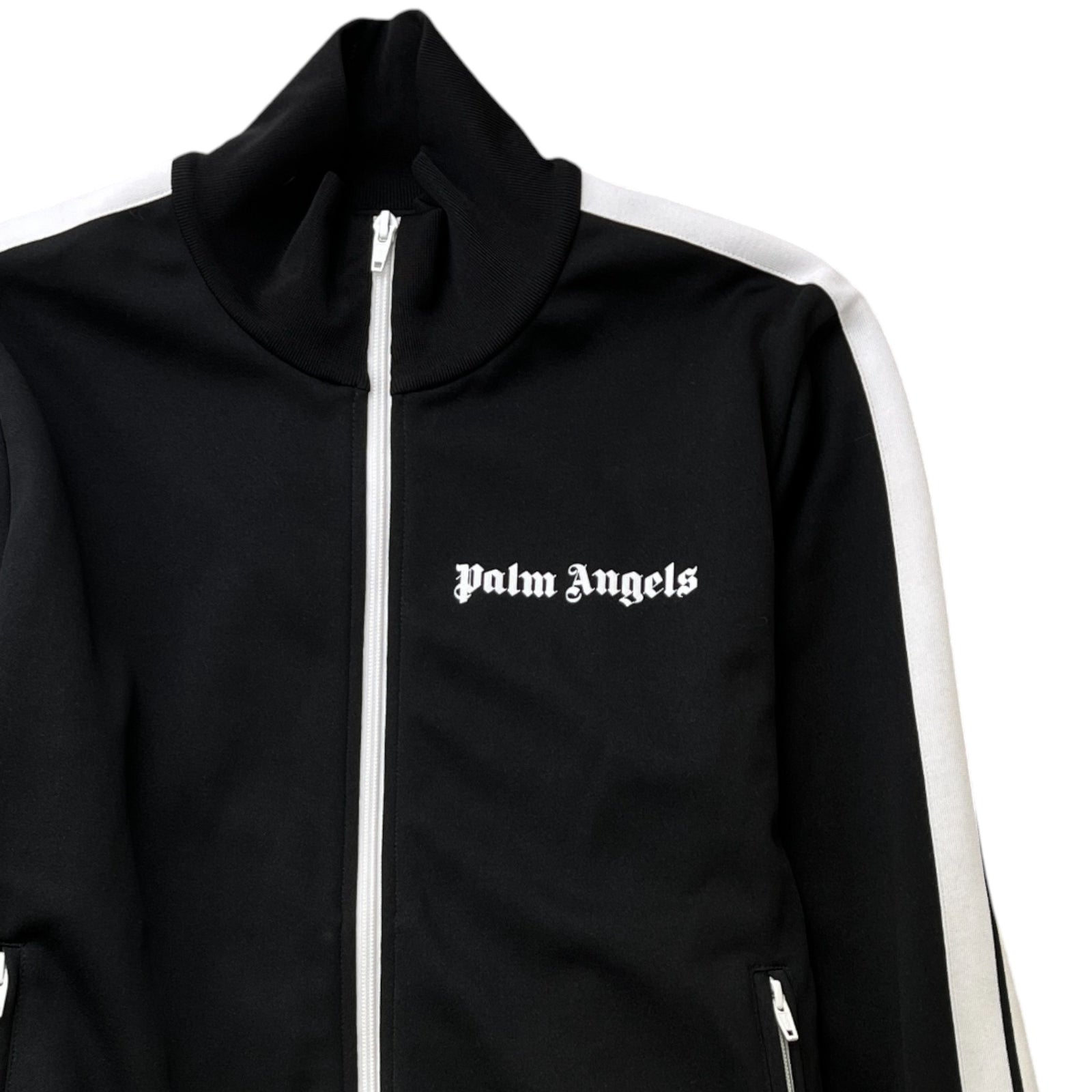 Men's Logo Print Track Jacket Black Size M - Photo 3