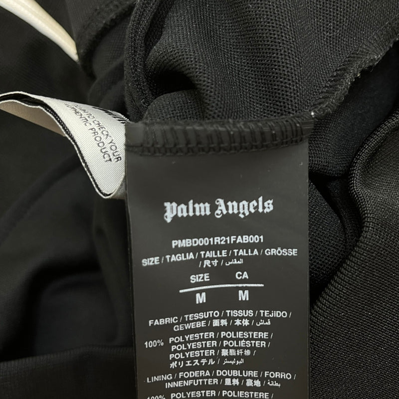 Men's Logo Print Track Jacket Black Size M