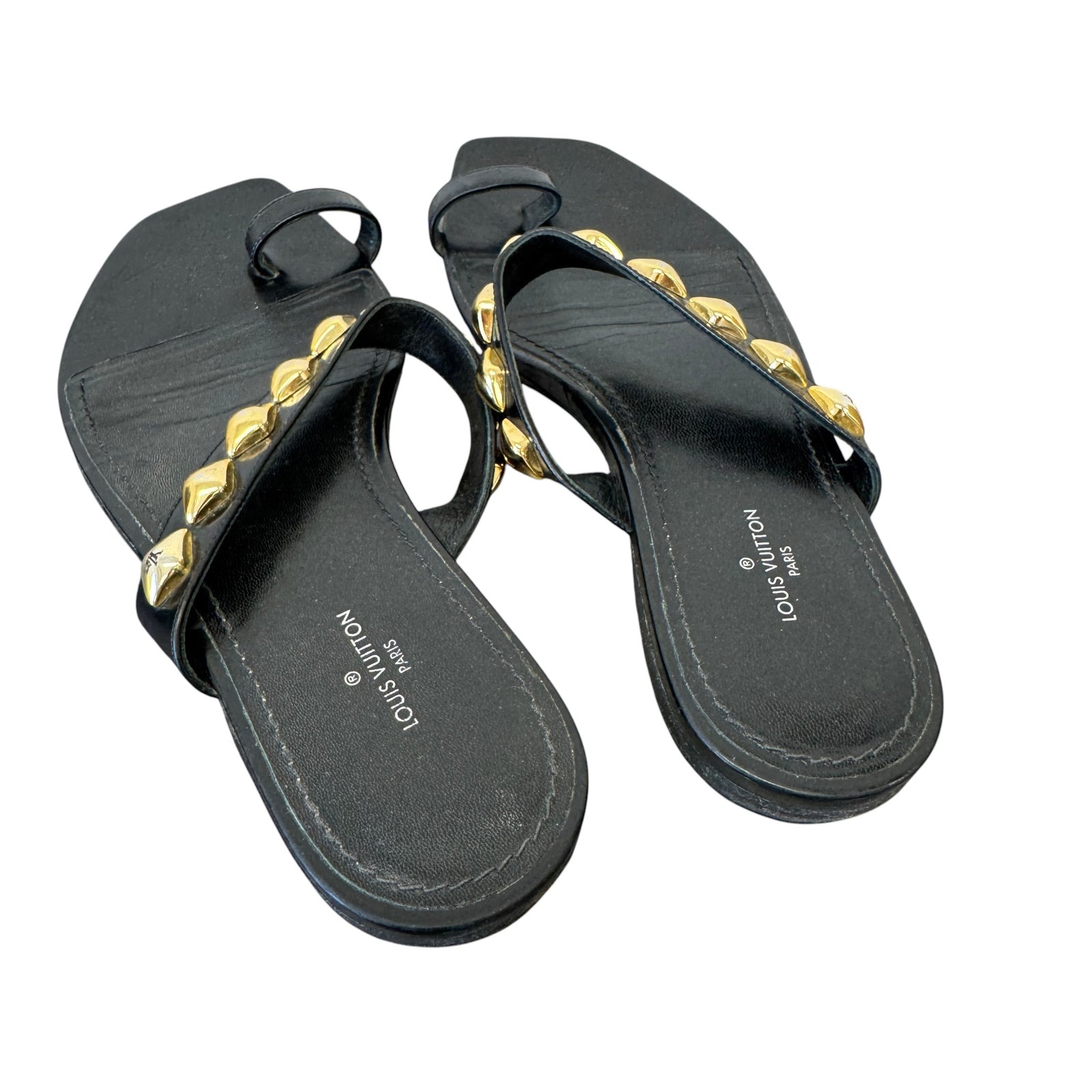 Women's Unchain Toe Ring Flat Sandals Black Size EU 37.5 / UK 4.5 - Photo 7