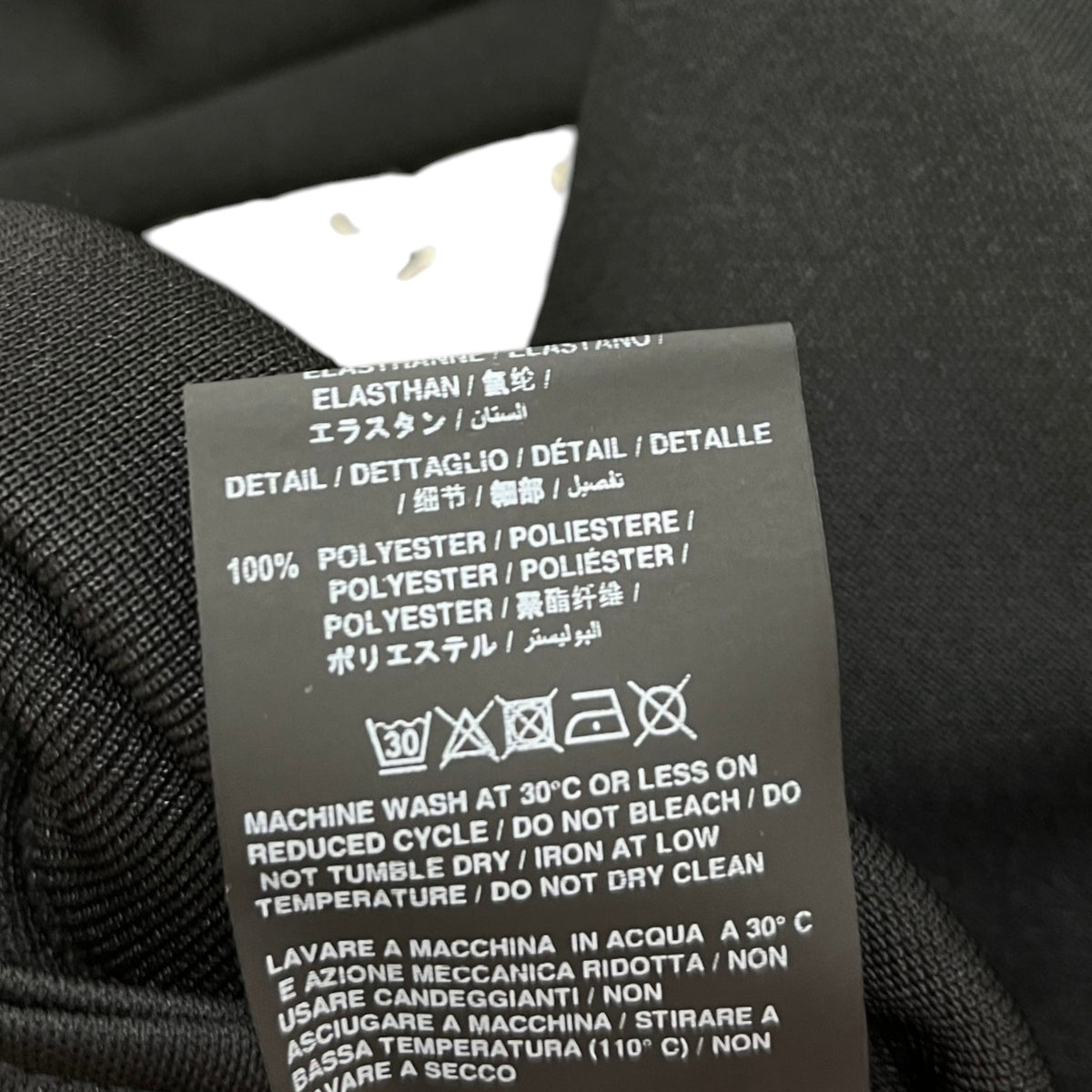 Men's Logo Print Track Jacket Black Size M - Photo 6