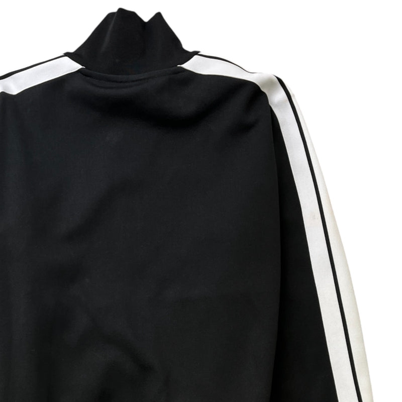 Men's Logo Print Track Jacket Black Size M