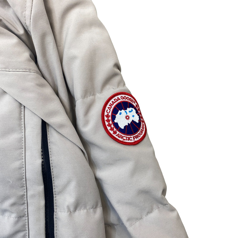 Men's Emory Parka Down Jacket Beige Size M