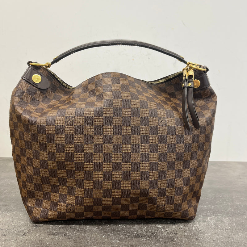 Women's Damier Duomo hobo Bag Brown