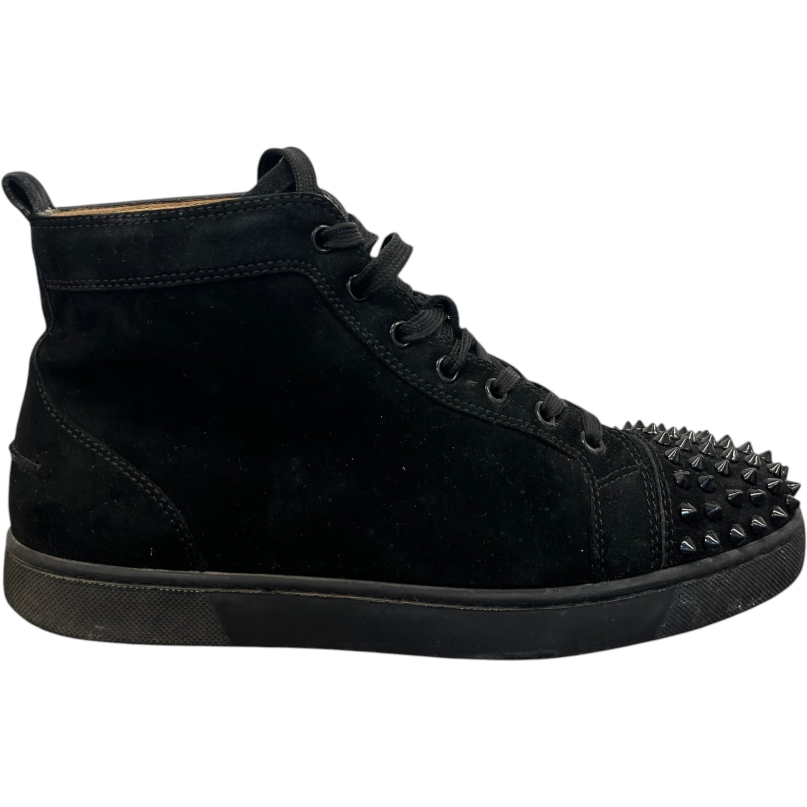 Men's Lou Spikes High Trainers Black Size EU 39 / UK 5 - Photo 1