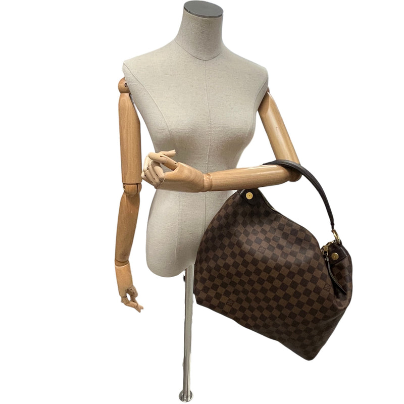 Women's Damier Duomo hobo Bag Brown
