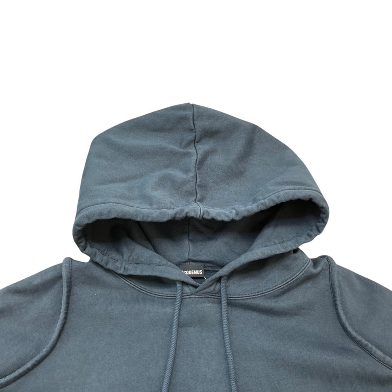 Men's Camargue Embroidered Logo Hoodie Navy Size L