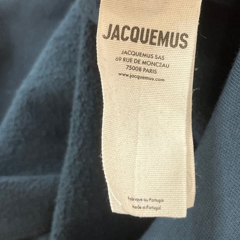 Men's Camargue Embroidered Logo Hoodie Navy Size L