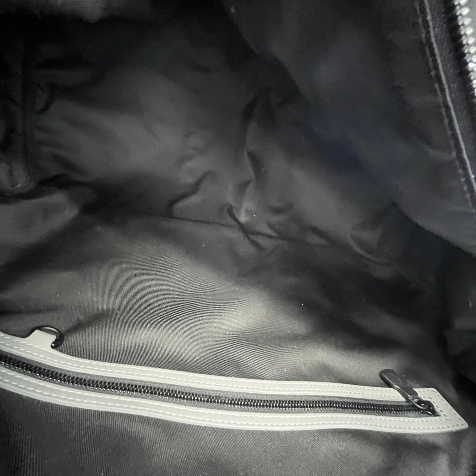 Men's Monogram Shadow Keepall Bandoulière 50 Anthracite Grey Travel Bag Grey - Photo 12