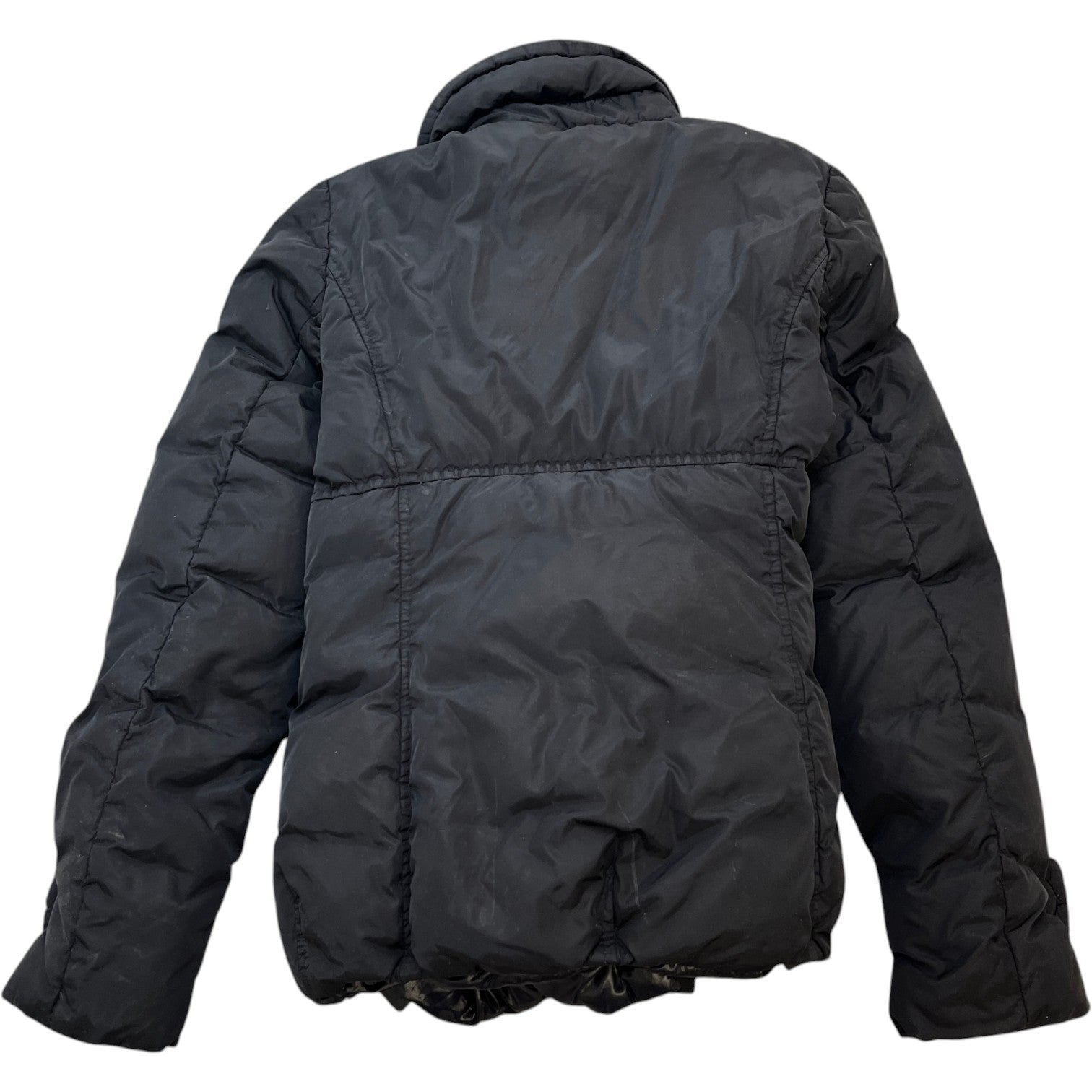Women's Daim Double Breasted Down Jacket Black Size 1 / UK 10 - Photo 2