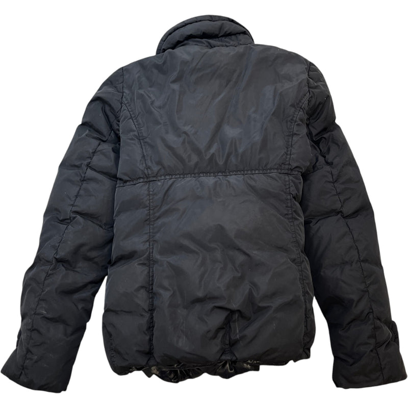 Women's Daim Double Breasted Down Jacket Black Size 1 / UK 10