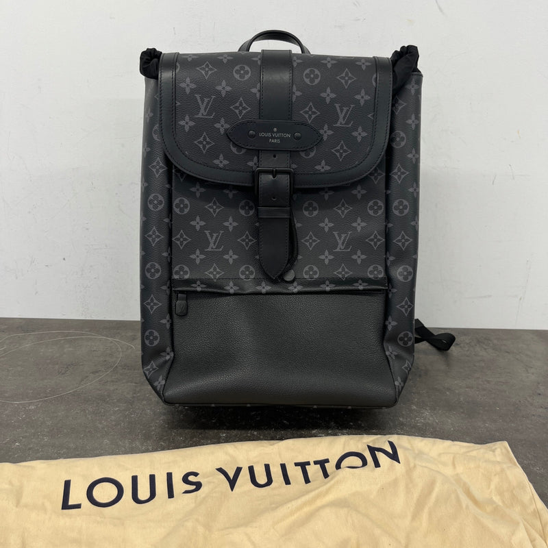 Men's Saumur Monogram Eclipse Backpack Black