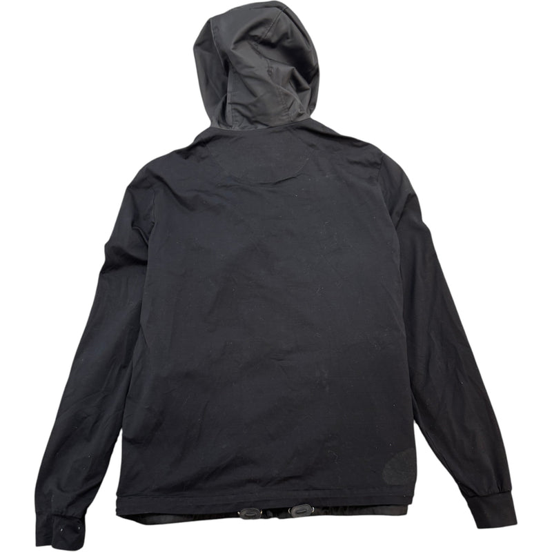 Men's Plaque Logo Jacket Black Size L