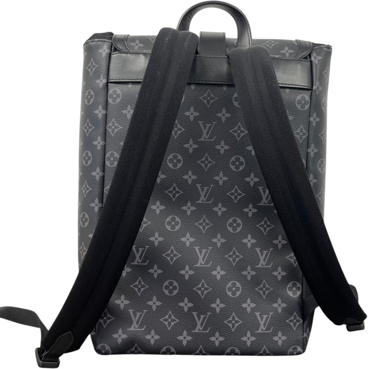 Men's Saumur Monogram Eclipse Backpack Black - Photo 2