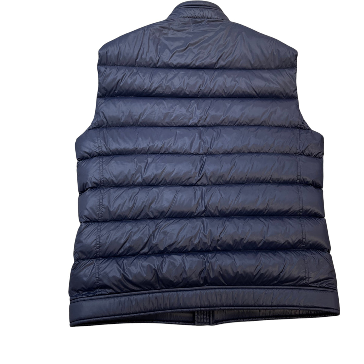 Men's Re-Nylon Plaque Logo Gilet Navy Size 3XL - Photo 2