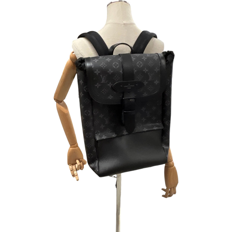 Men's Saumur Monogram Eclipse Backpack Black
